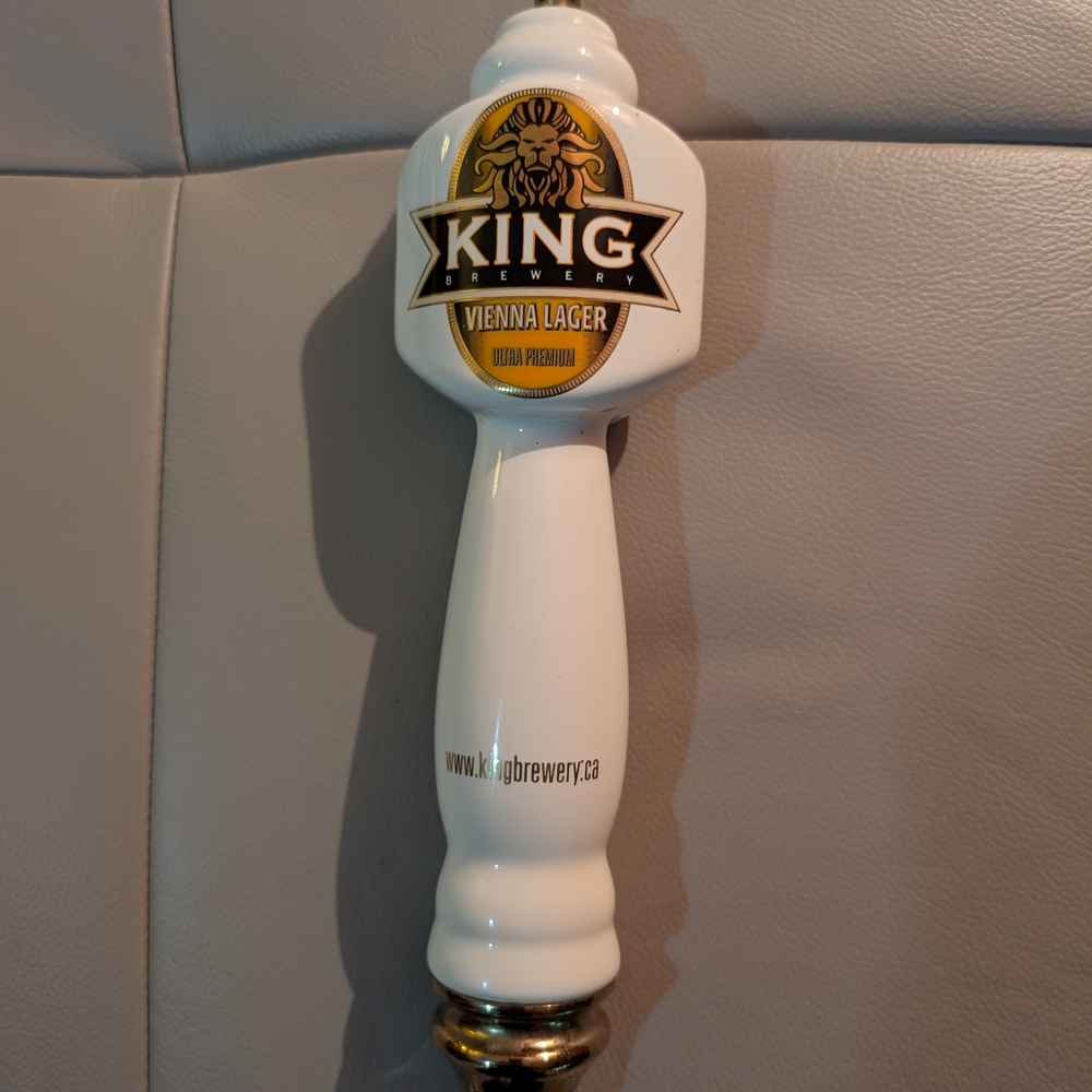 King Brewery Vienna Lager Tap Handle
